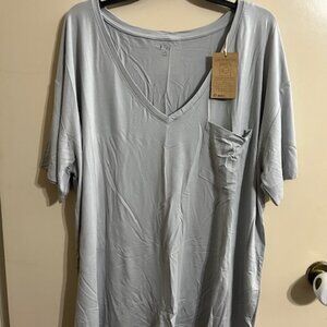 NWT Kyte Baby Women’s Relaxed Fit V-Neck in Storm XXL